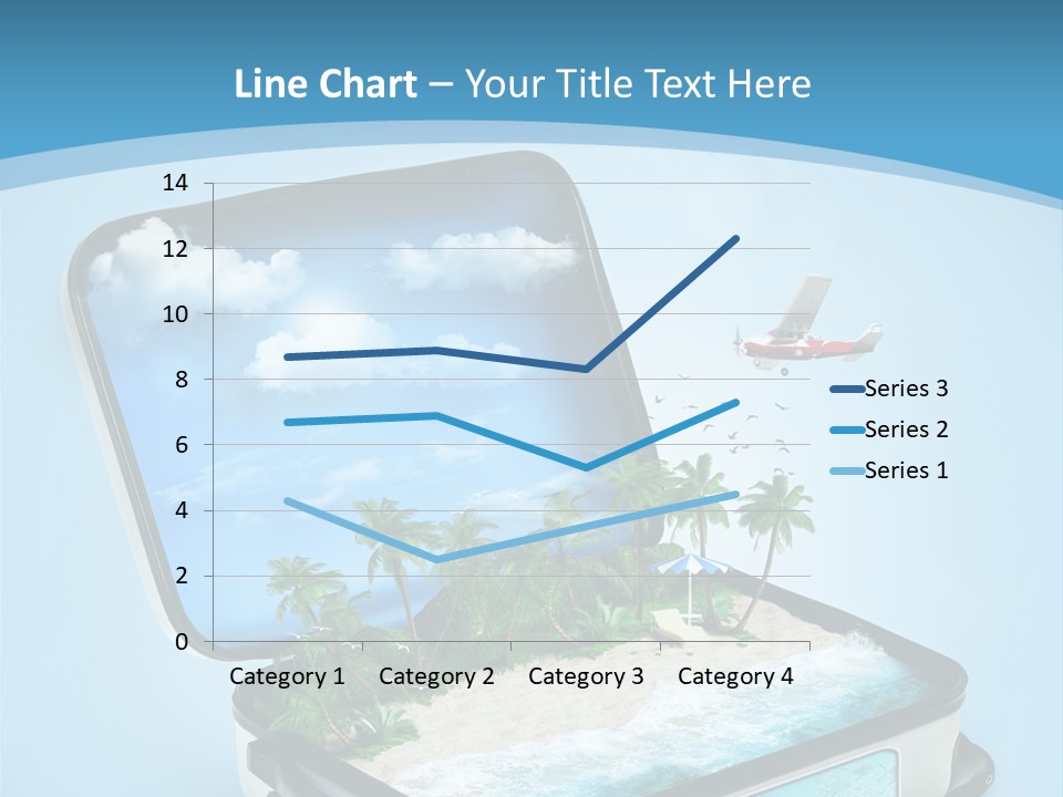 Tropical Heat Bag PowerPoint Template