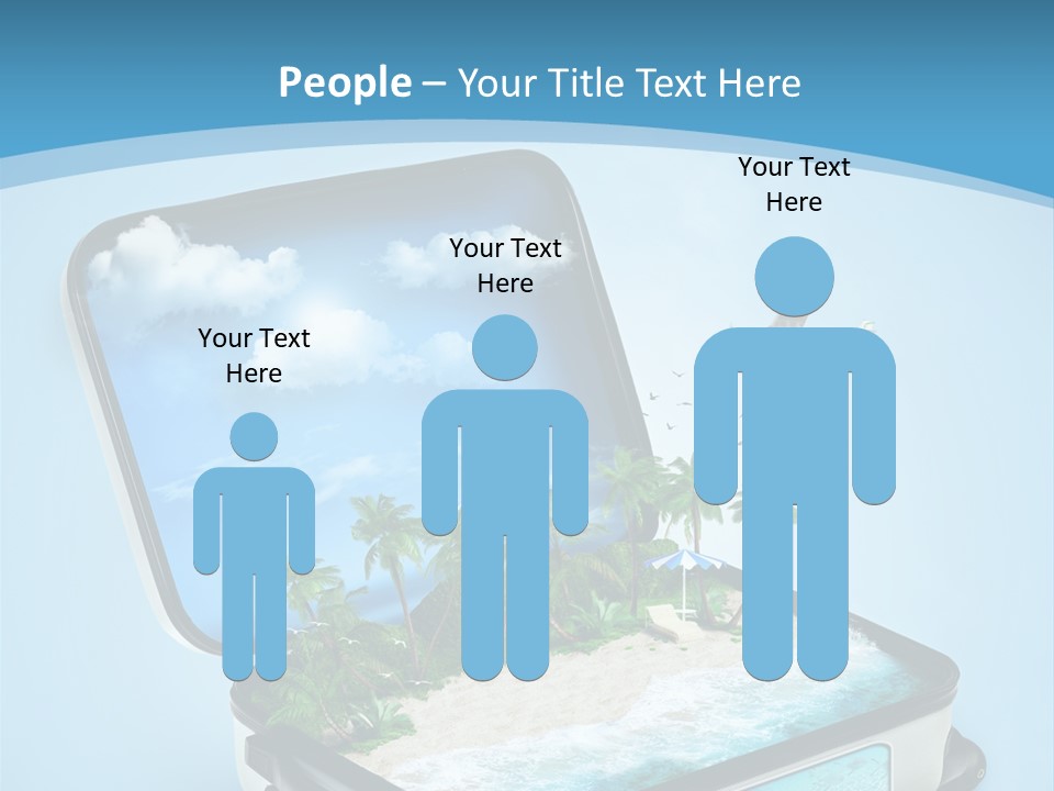 Tropical Heat Bag PowerPoint Template