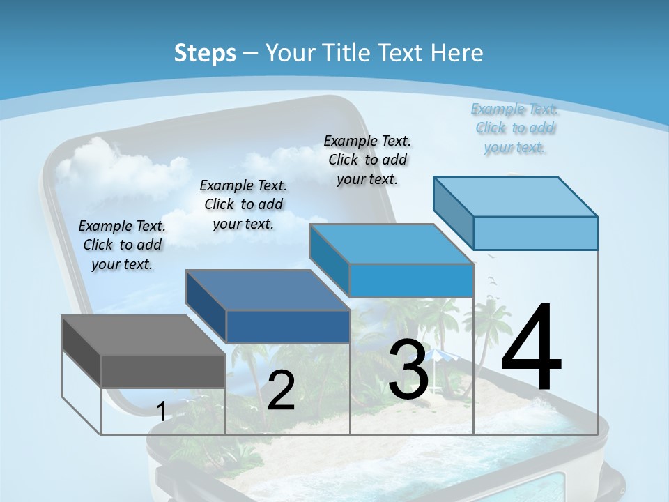 Tropical Heat Bag PowerPoint Template