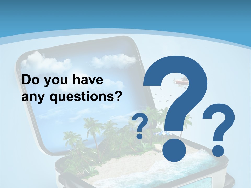 Tropical Heat Bag PowerPoint Template