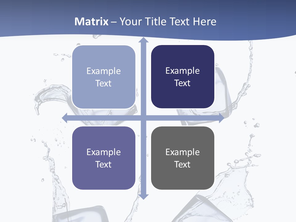 Space Flow Square PowerPoint Template