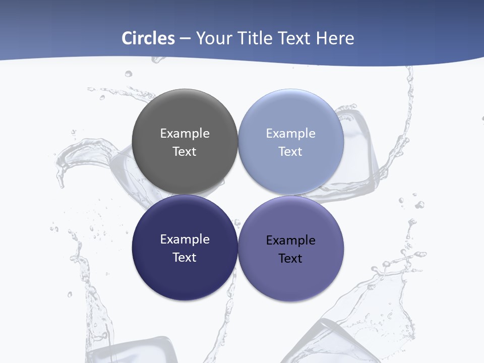 Space Flow Square PowerPoint Template