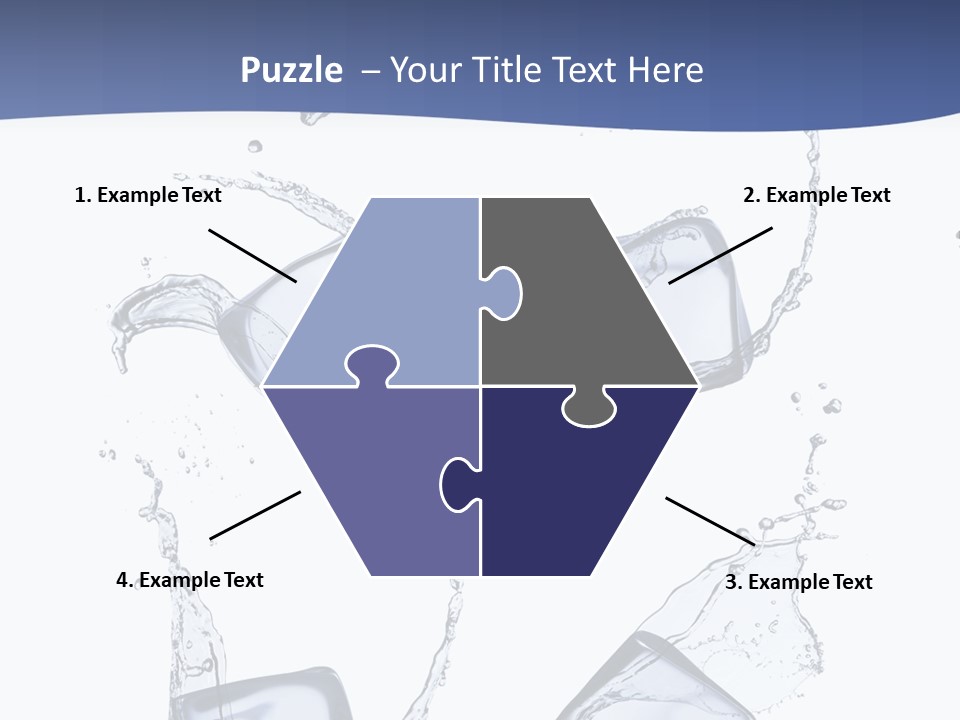 Space Flow Square PowerPoint Template