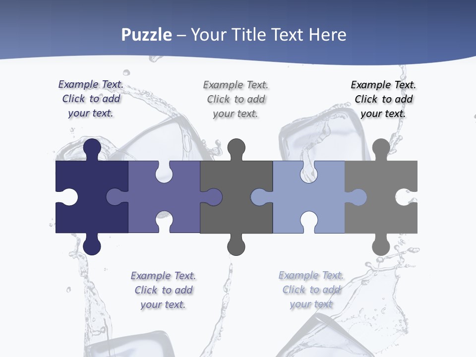 Space Flow Square PowerPoint Template