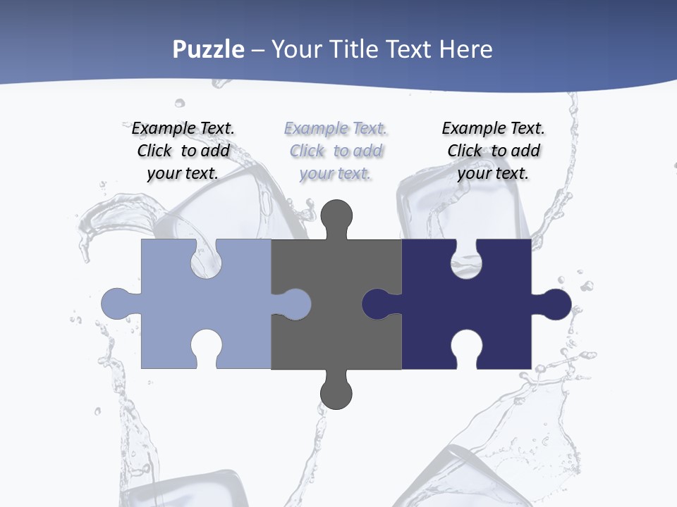 Space Flow Square PowerPoint Template