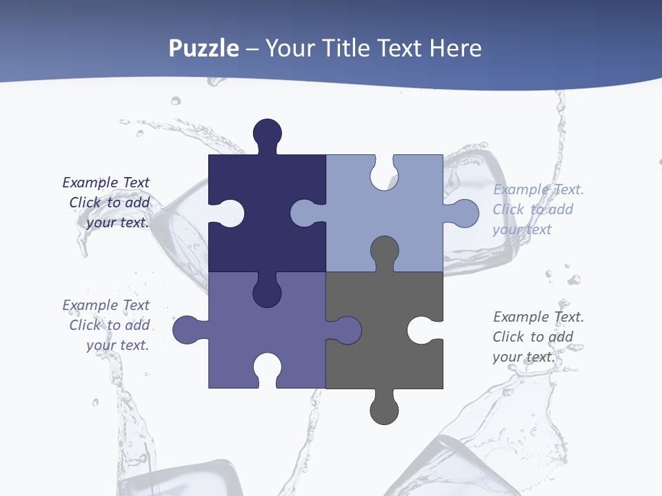 Space Flow Square PowerPoint Template