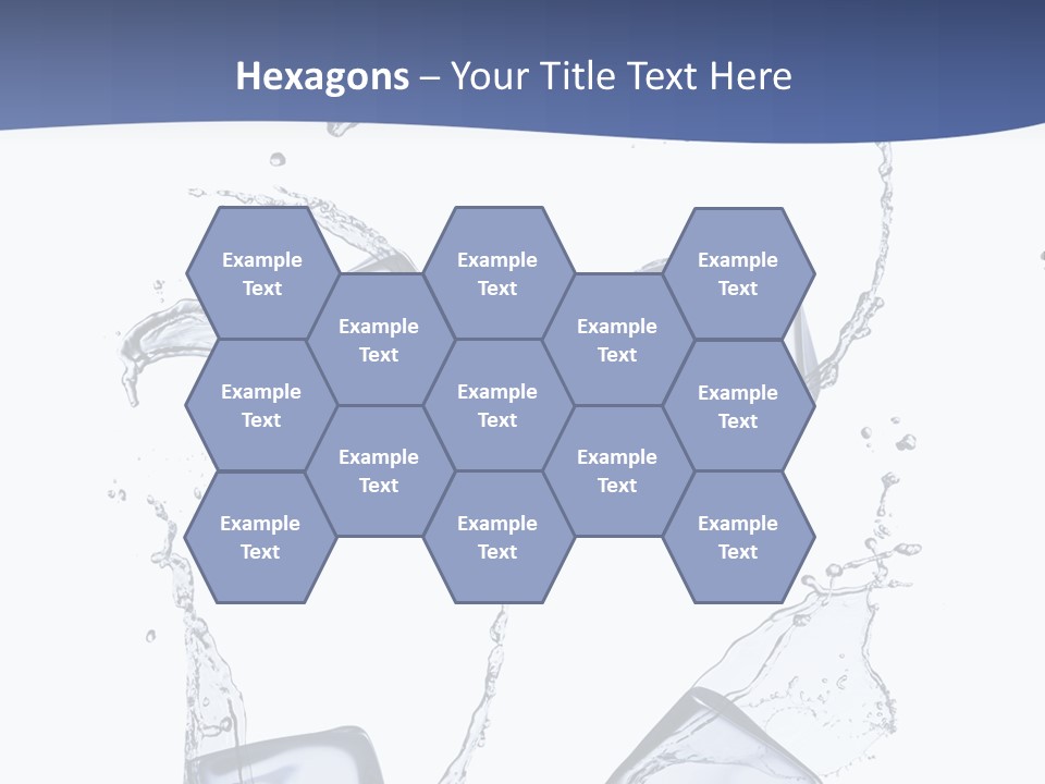 Space Flow Square PowerPoint Template