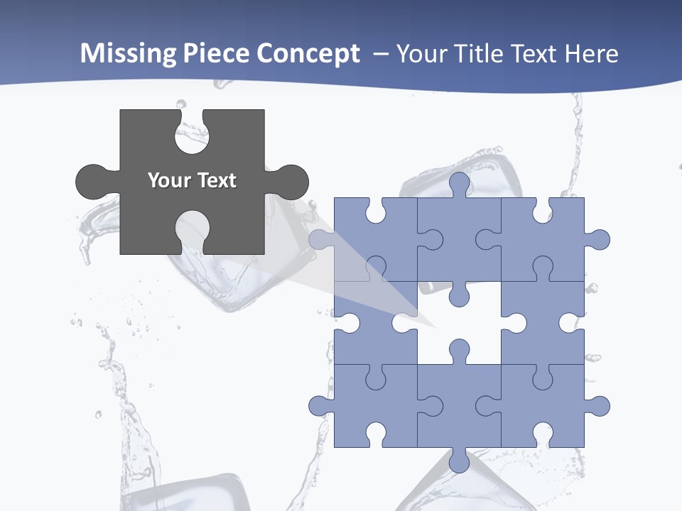 Space Flow Square PowerPoint Template
