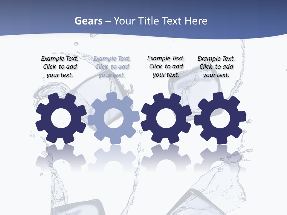 Space Flow Square PowerPoint Template