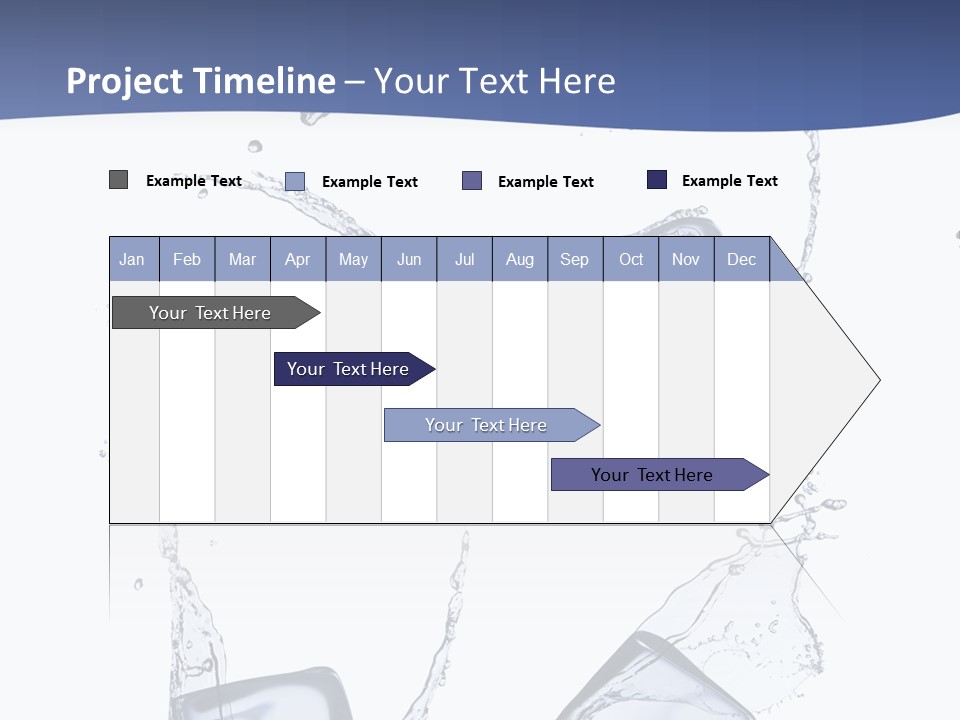 Space Flow Square PowerPoint Template