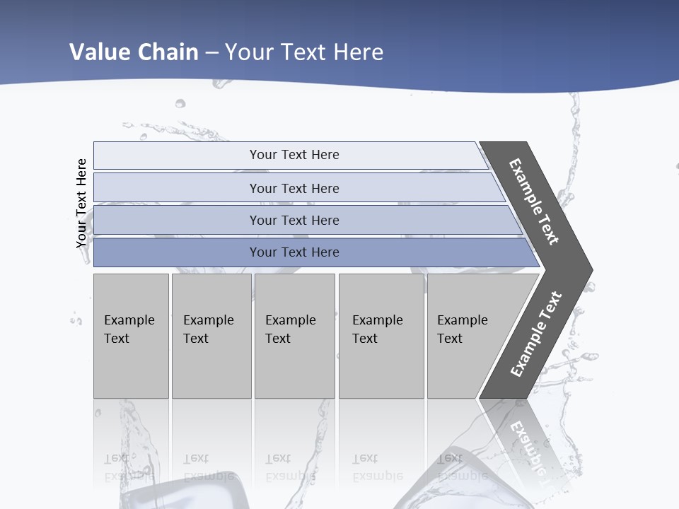 Space Flow Square PowerPoint Template