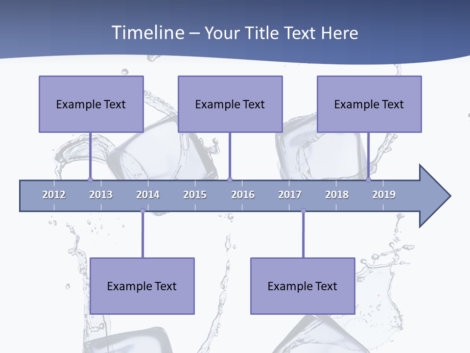 Space Flow Square PowerPoint Template