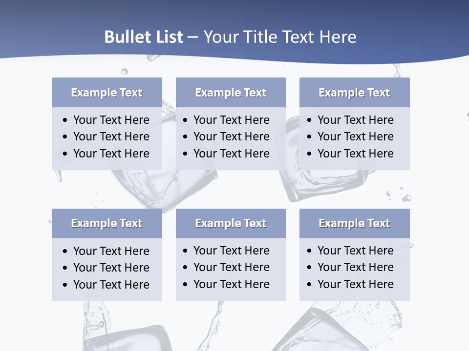 Space Flow Square PowerPoint Template