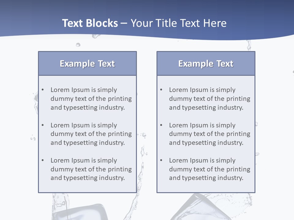 Space Flow Square PowerPoint Template