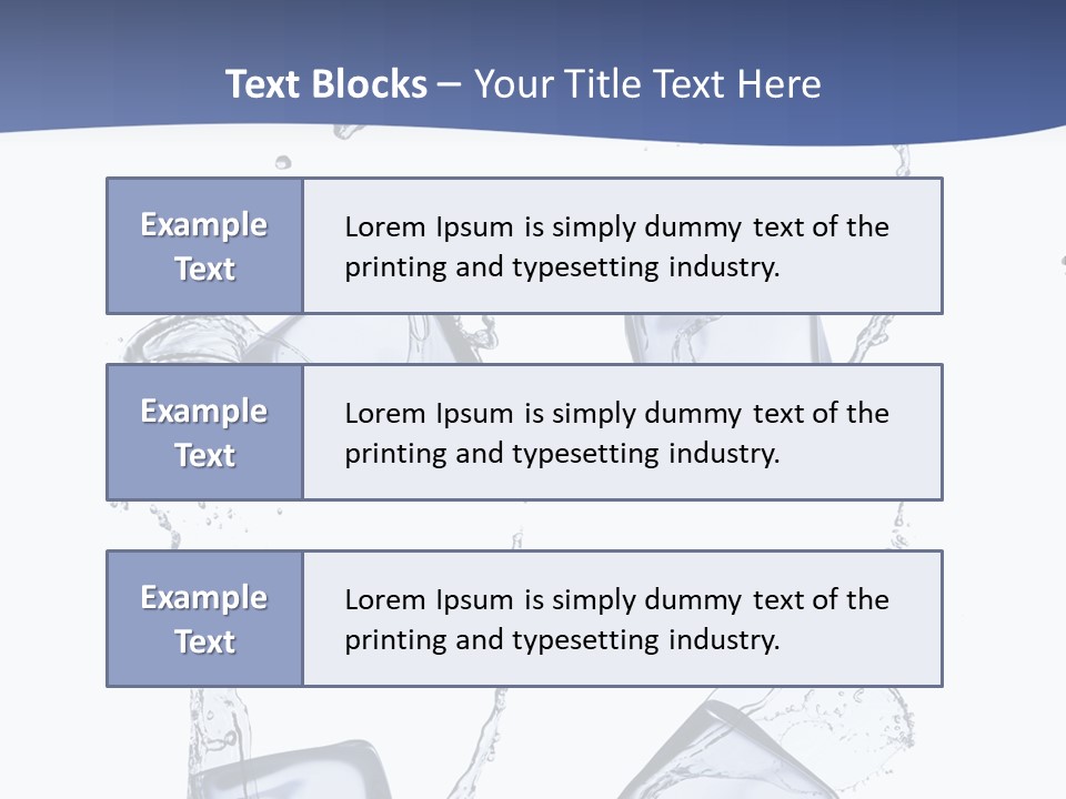 Space Flow Square PowerPoint Template