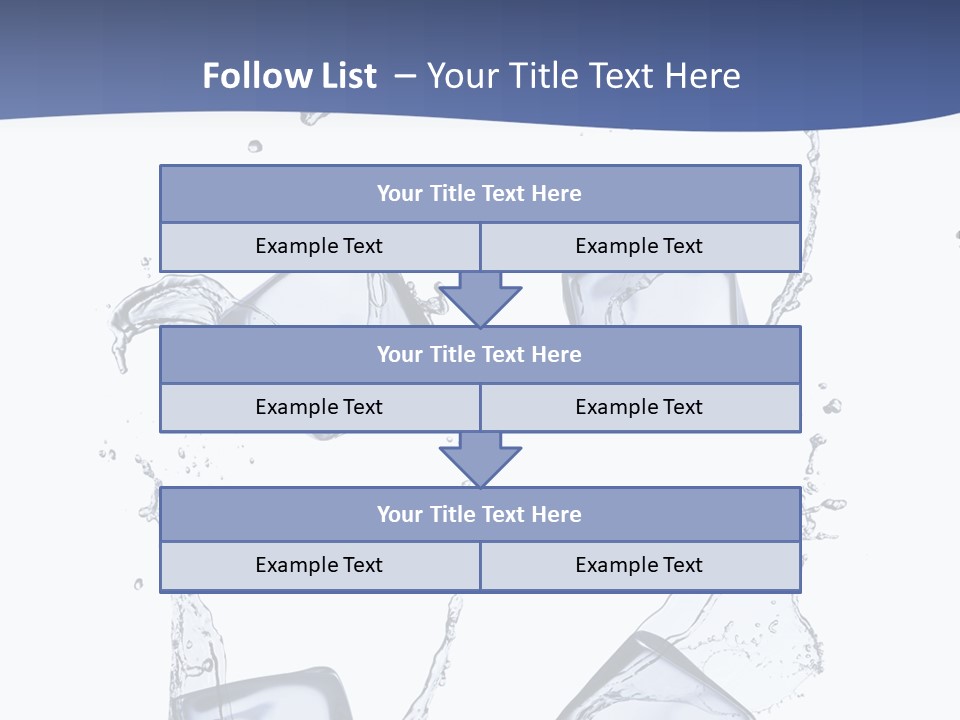 Space Flow Square PowerPoint Template