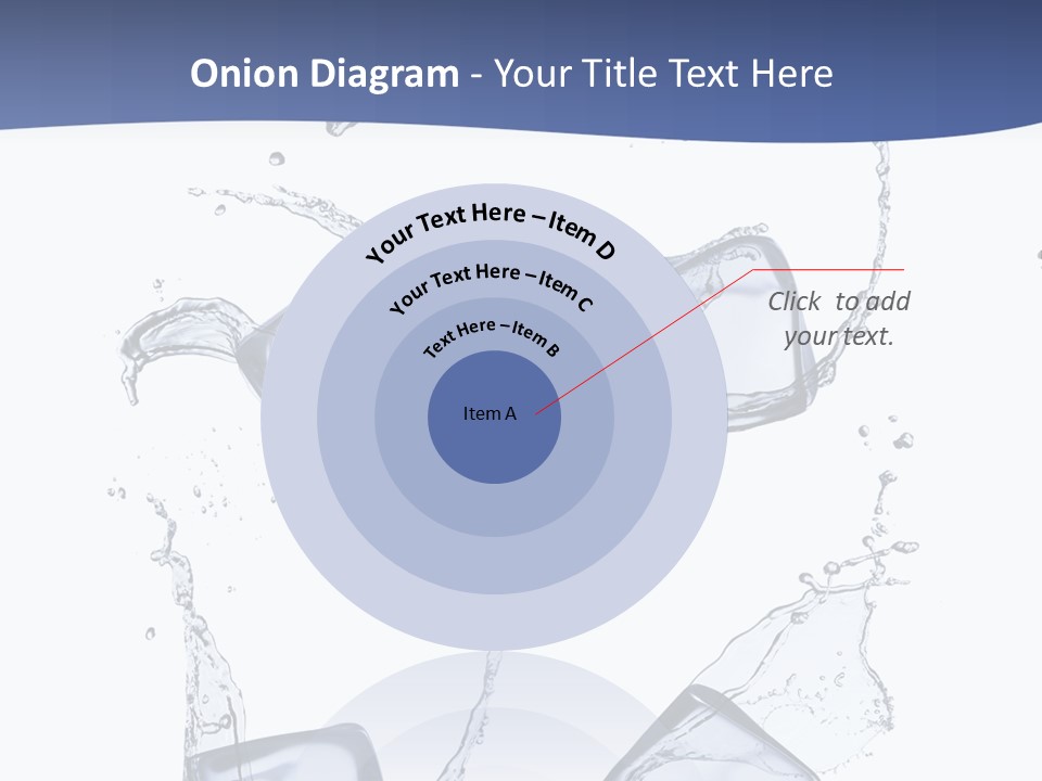 Space Flow Square PowerPoint Template