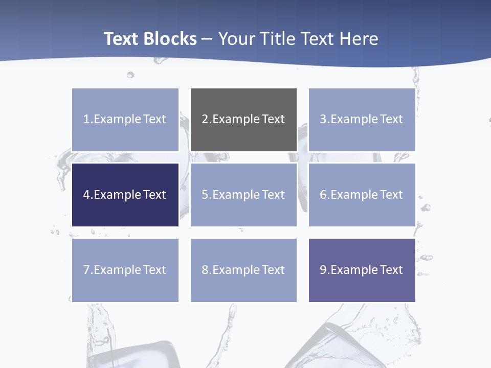 Space Flow Square PowerPoint Template