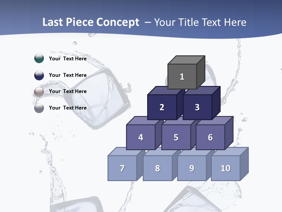 Space Flow Square PowerPoint Template