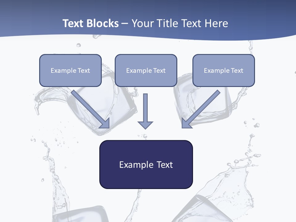 Space Flow Square PowerPoint Template