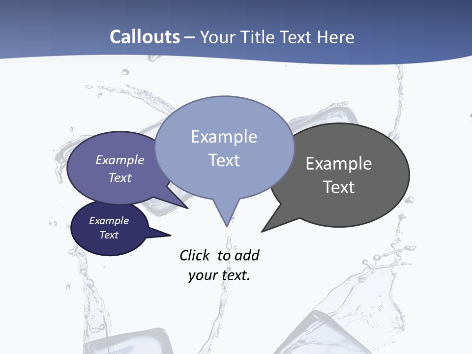 Space Flow Square PowerPoint Template
