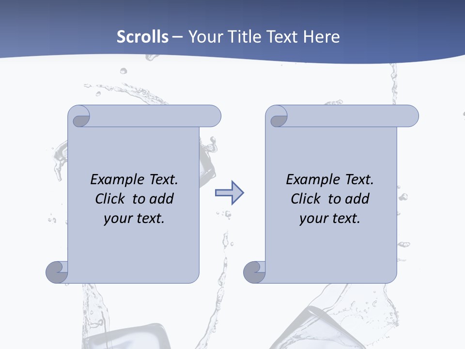 Space Flow Square PowerPoint Template