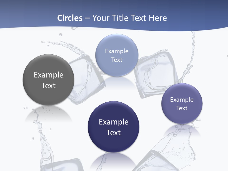 Space Flow Square PowerPoint Template