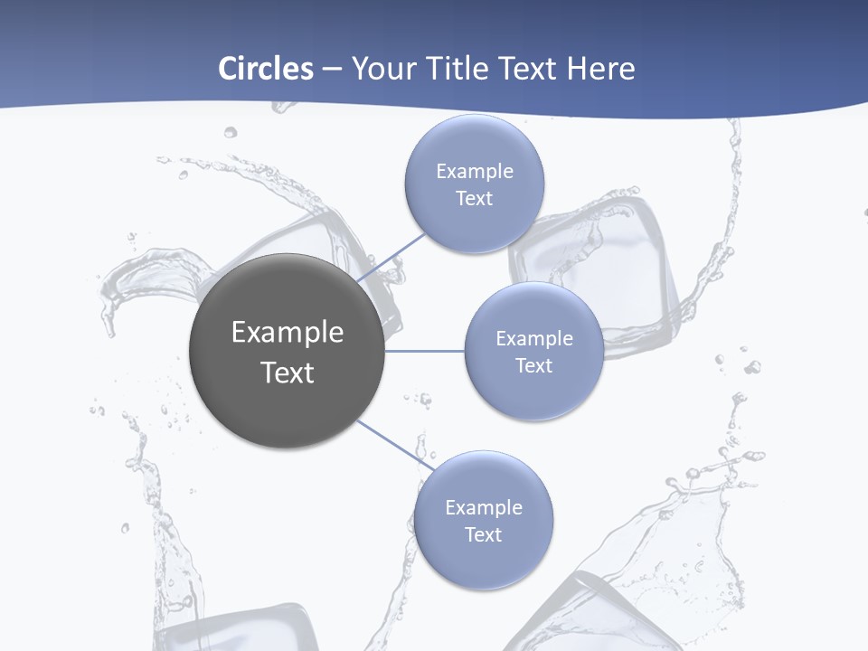 Space Flow Square PowerPoint Template