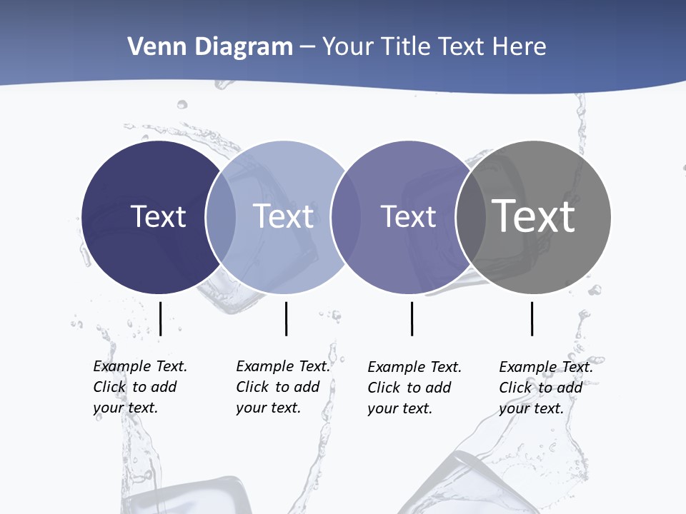 Space Flow Square PowerPoint Template