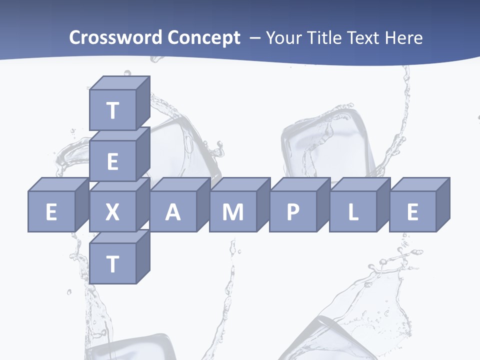 Space Flow Square PowerPoint Template