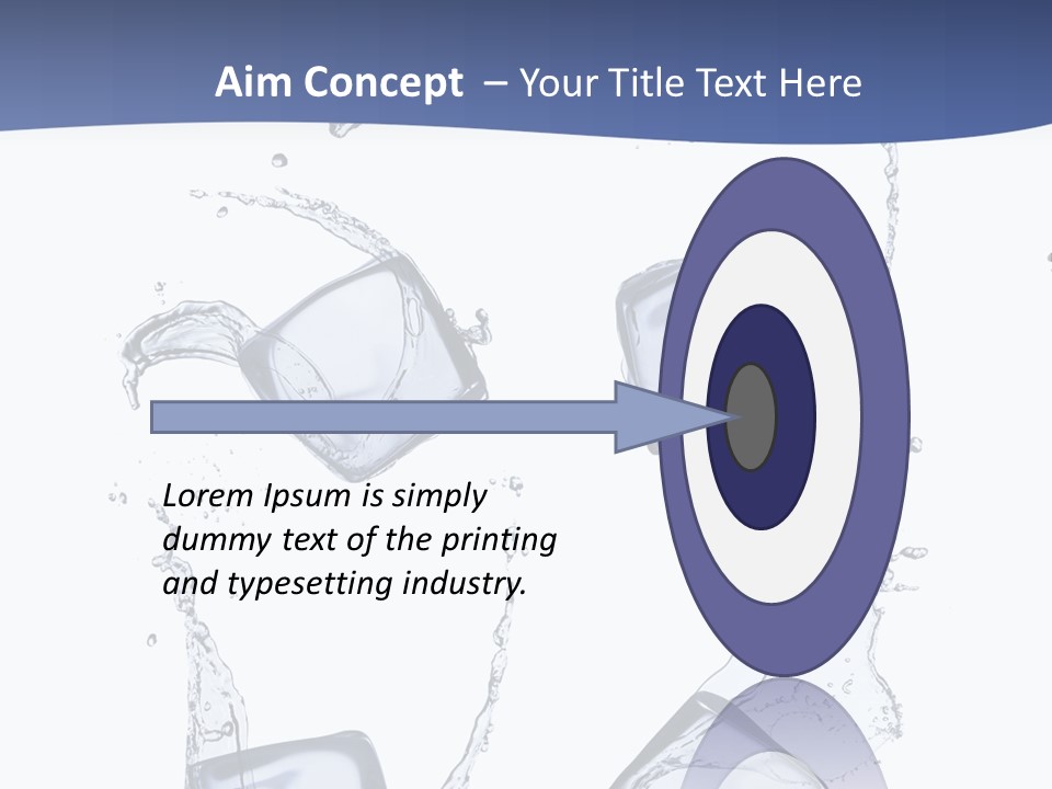 Space Flow Square PowerPoint Template