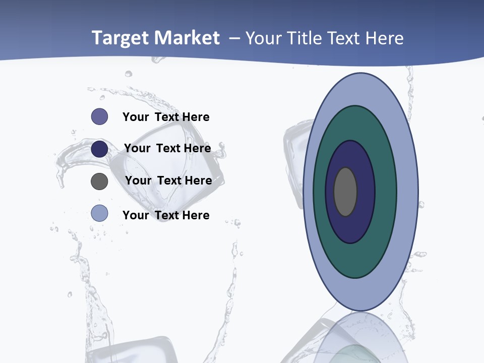 Space Flow Square PowerPoint Template