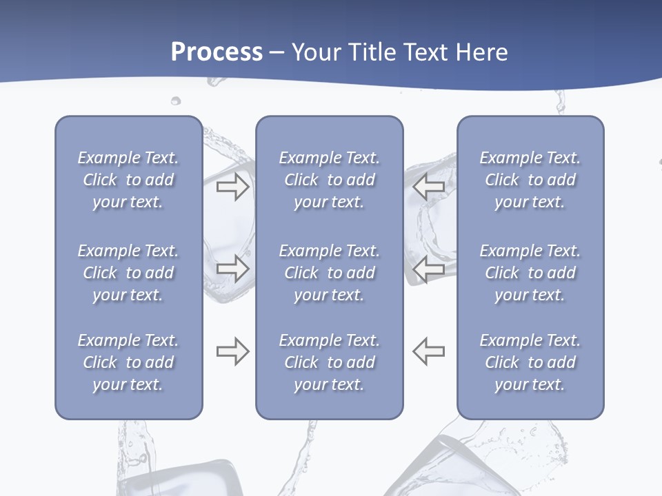 Space Flow Square PowerPoint Template