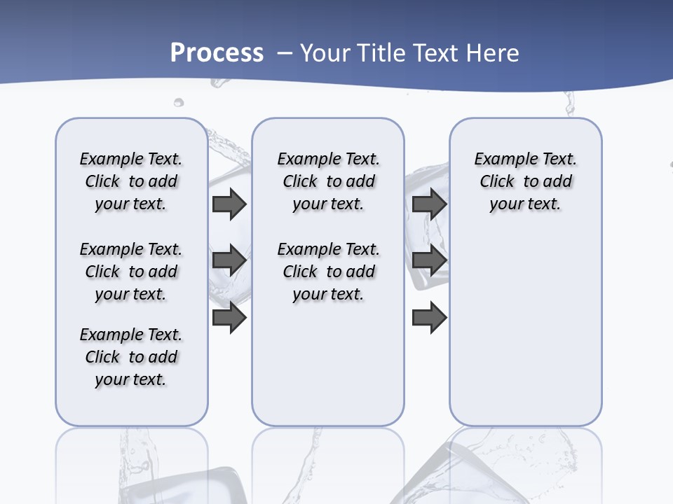 Space Flow Square PowerPoint Template