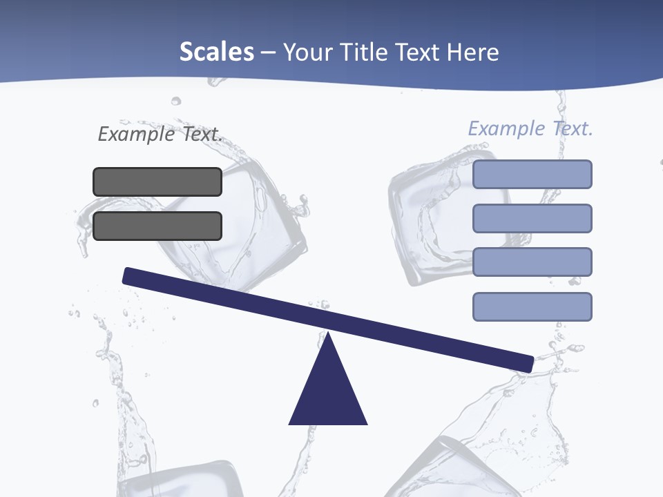 Space Flow Square PowerPoint Template