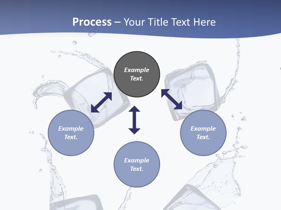 Space Flow Square PowerPoint Template