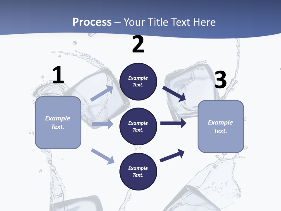 Space Flow Square PowerPoint Template
