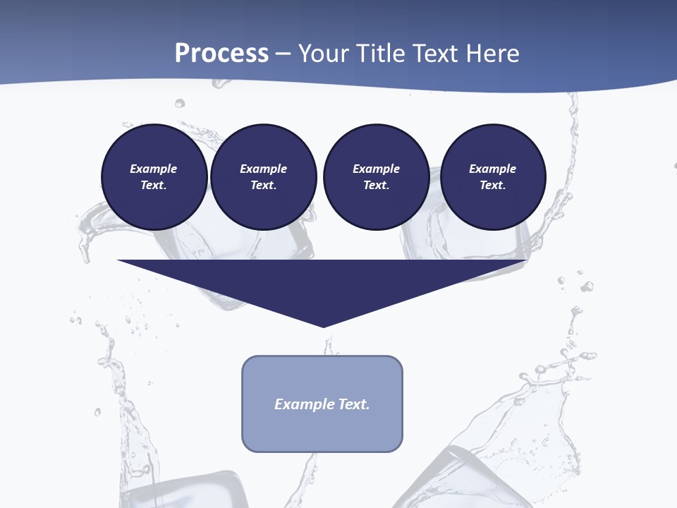 Space Flow Square PowerPoint Template
