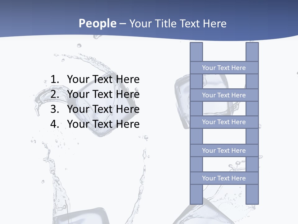 Space Flow Square PowerPoint Template