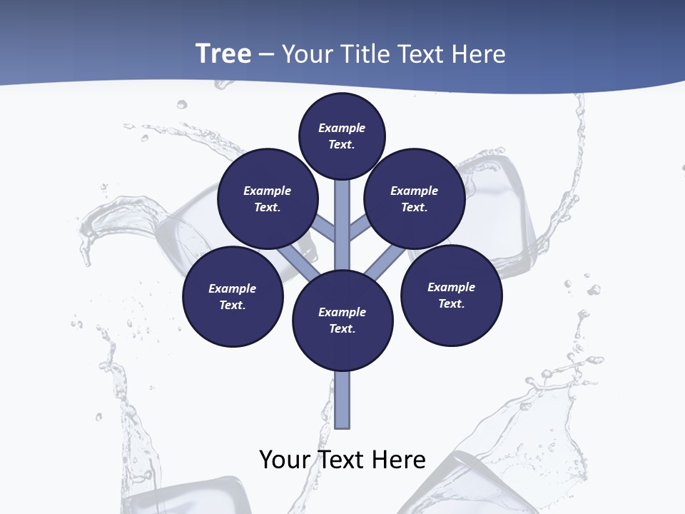 Space Flow Square PowerPoint Template