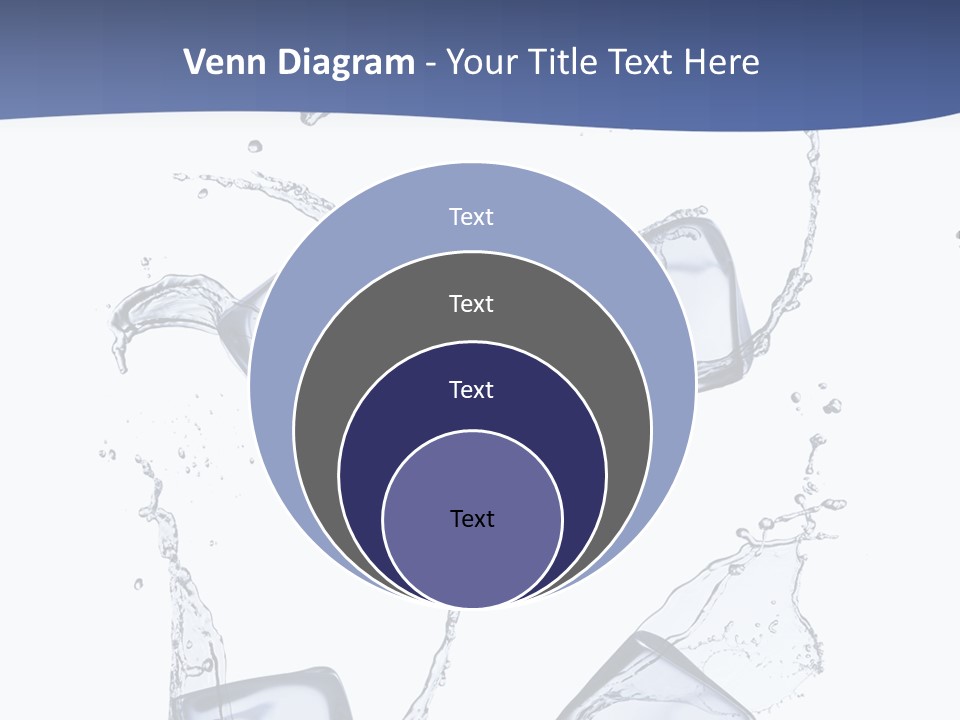 Space Flow Square PowerPoint Template