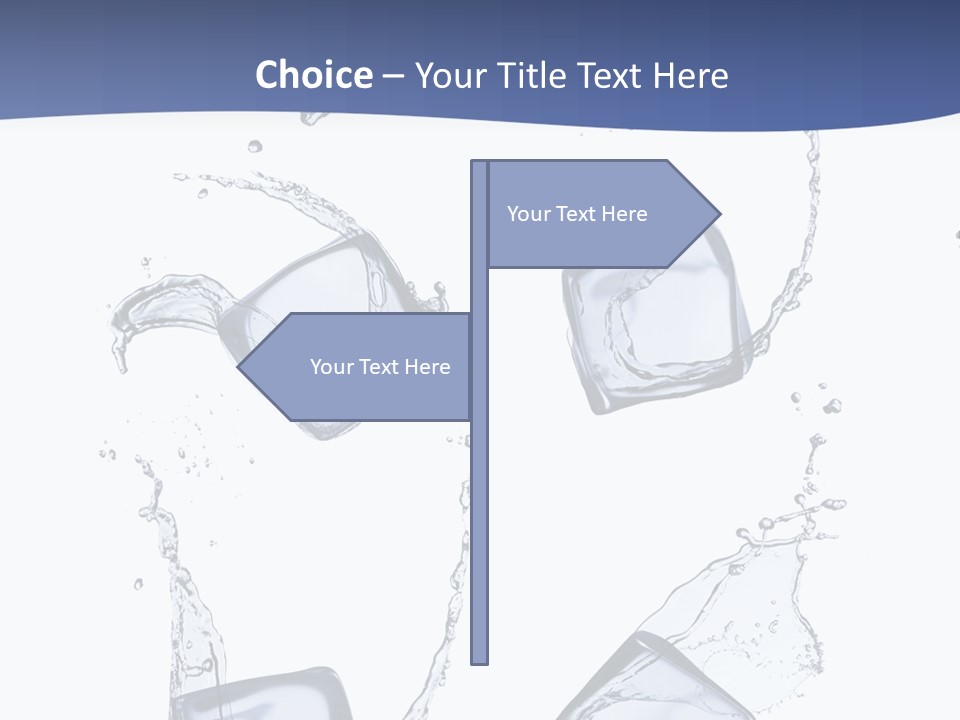 Space Flow Square PowerPoint Template