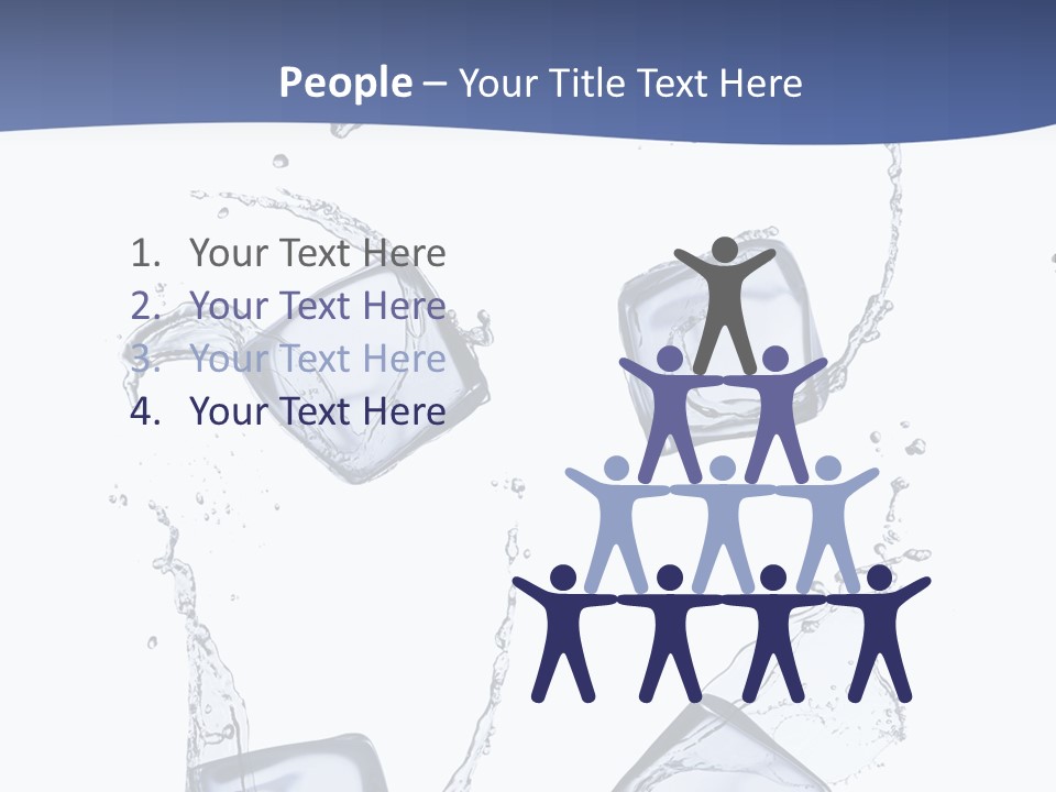 Space Flow Square PowerPoint Template