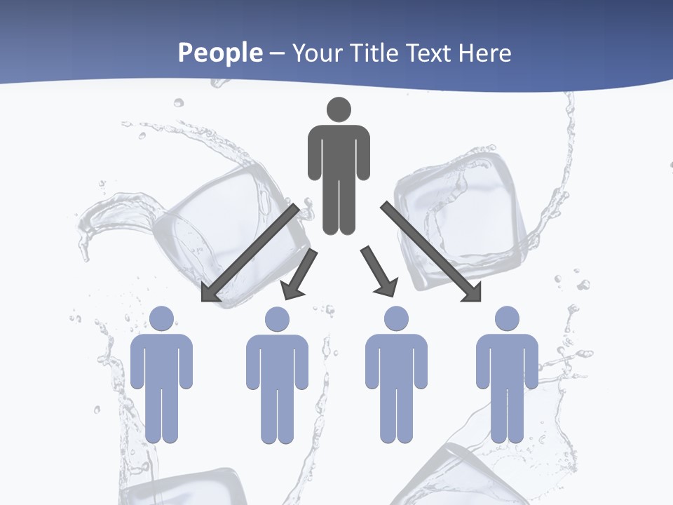 Space Flow Square PowerPoint Template