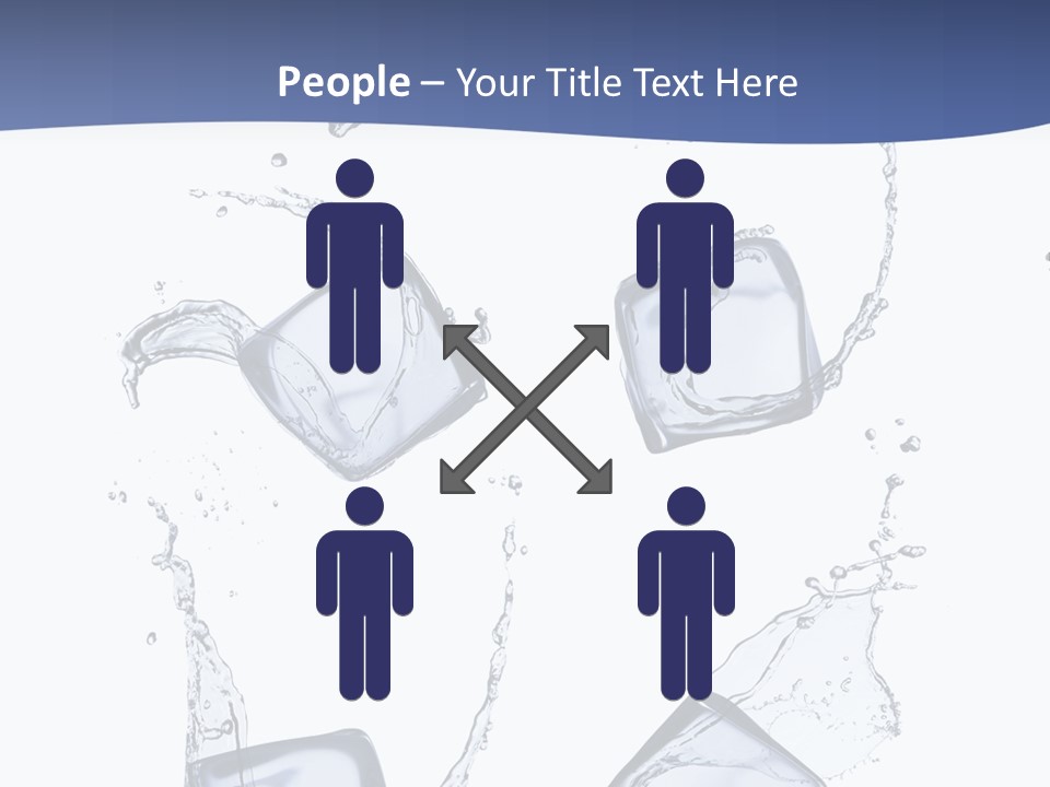 Space Flow Square PowerPoint Template