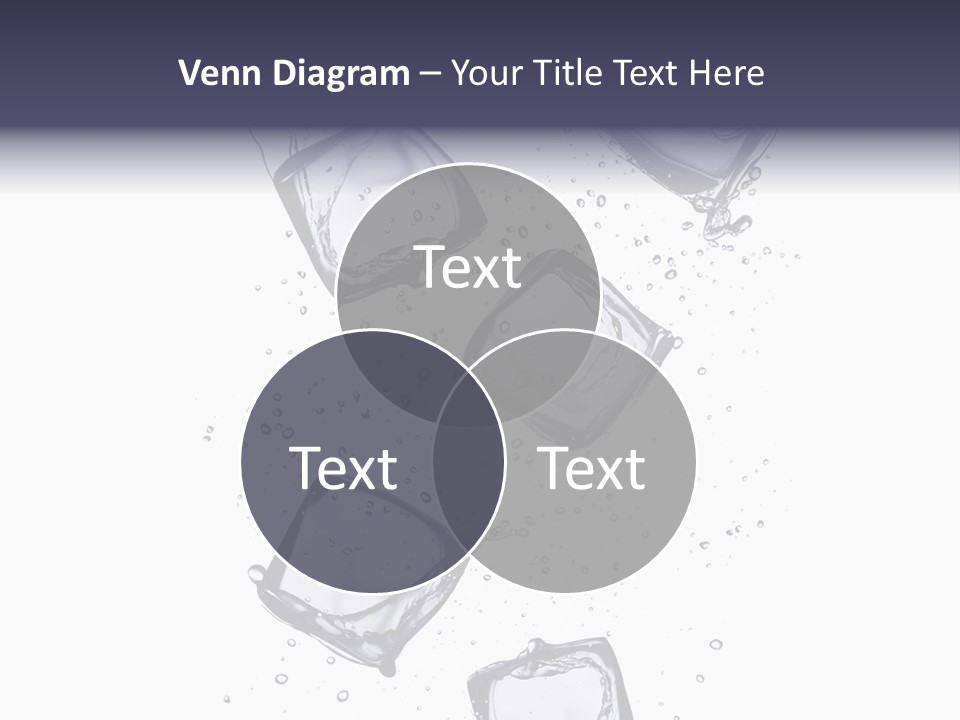 Ice Color Bubble PowerPoint Template