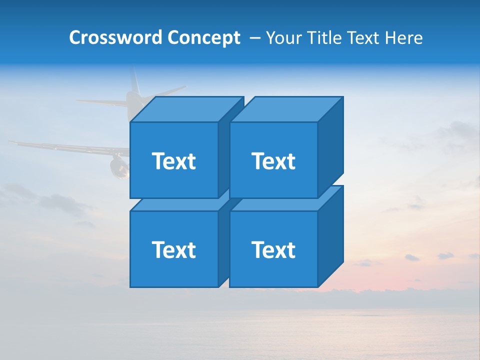 Sunrise Airport Sun PowerPoint Template