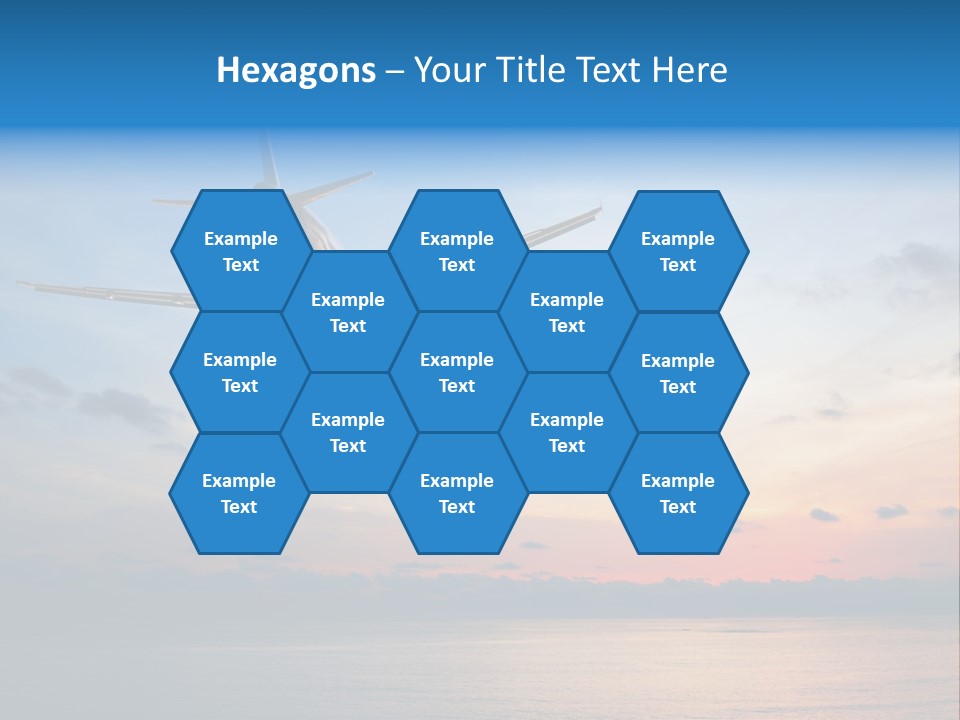Sunrise Airport Sun PowerPoint Template