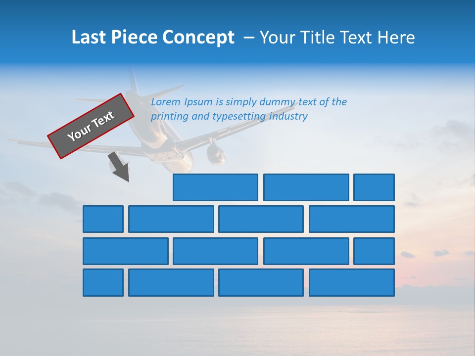 Sunrise Airport Sun PowerPoint Template