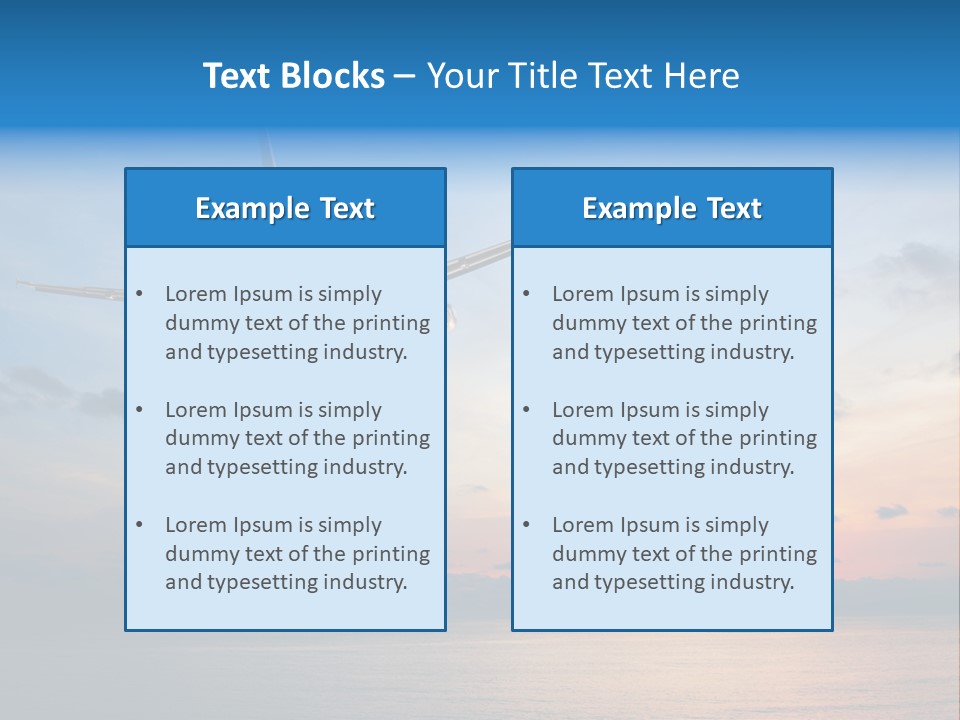 Sunrise Airport Sun PowerPoint Template